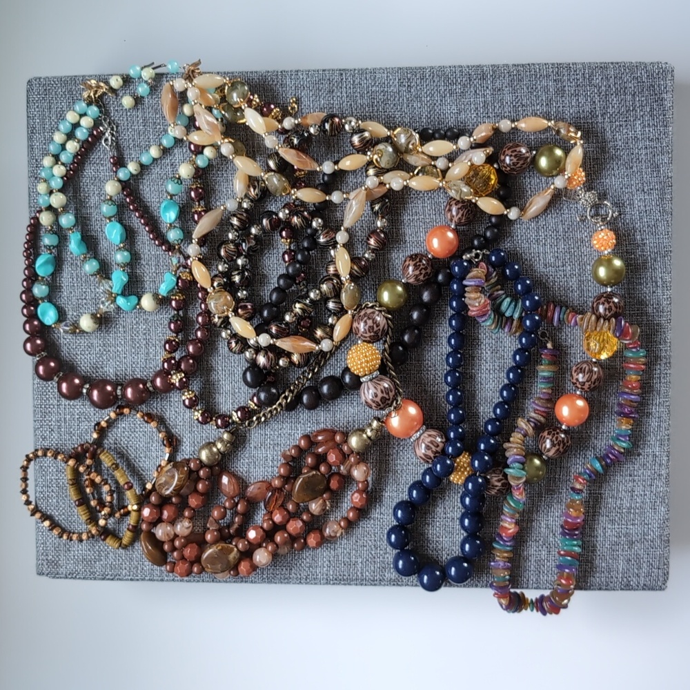 Vintage Estate Sale Costume Jewelry Unmarked J-5